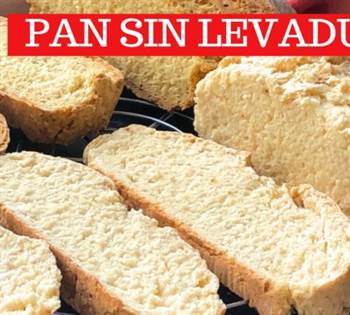 PAN SIN LEVADURA y sin amasar en 30 minutos - Pan de soda