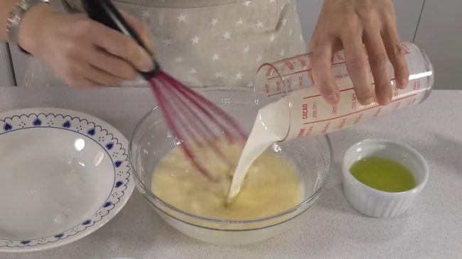 Dorayaki de yogur y vainilla. Receta fácil y rápida