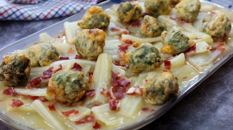 Acelgas en salsa