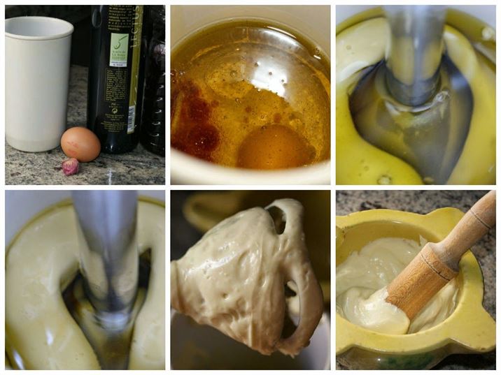 Cómo hacer una mayonesa de ajo (alioli)