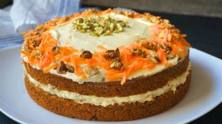 Tarta de zanahoria o carrot cake. Muy fácil y riquísima