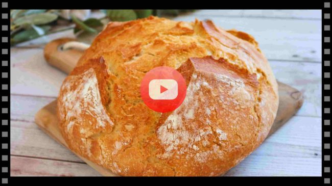 El pan más fácil del mundo. Receta fácil y rápida