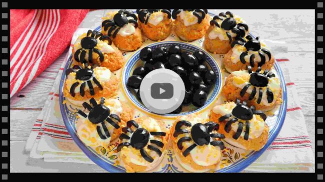 Huevos de araña, receta de Halloween terrorífica