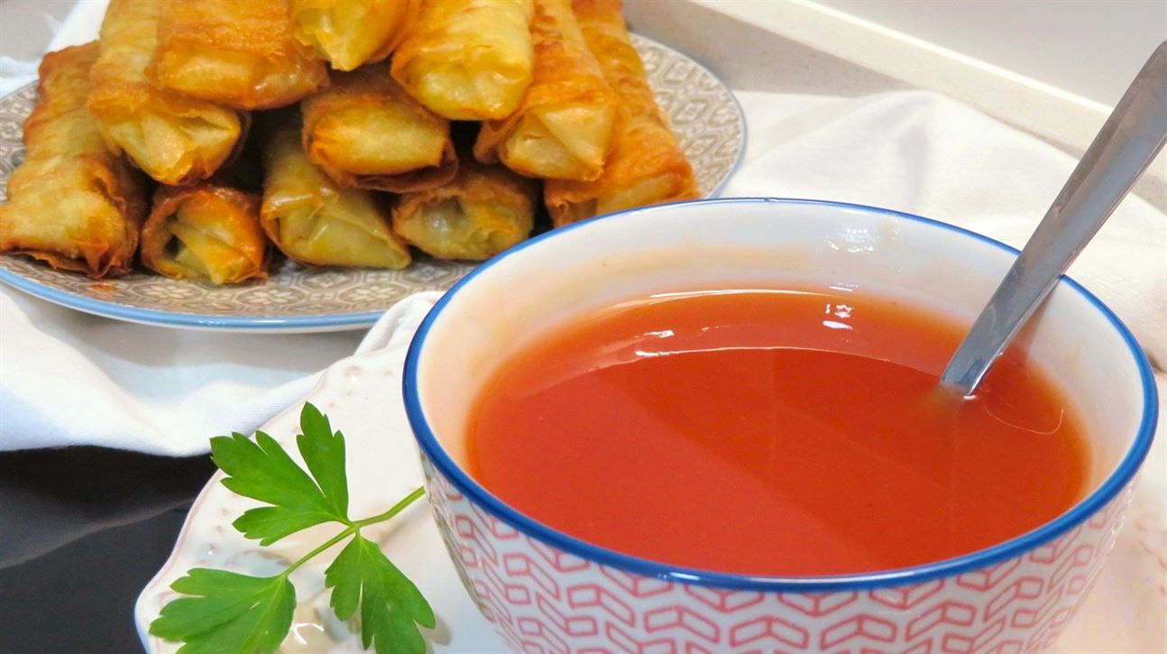 Salsa agridulce china en menos de 5 minutos. ¡Para mojar rollitos sin parar! - Anna Recetas Fáciles Salsa agridulce china en menos de 5 minutos. ¡Para mojar rollitos sin parar! - Anna Recetas Fáciles
