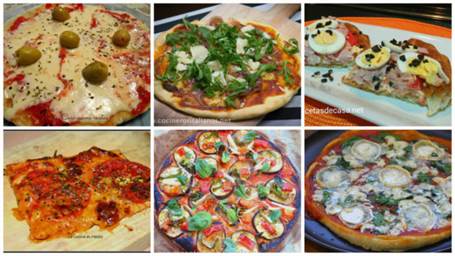 6 recetas de pizza