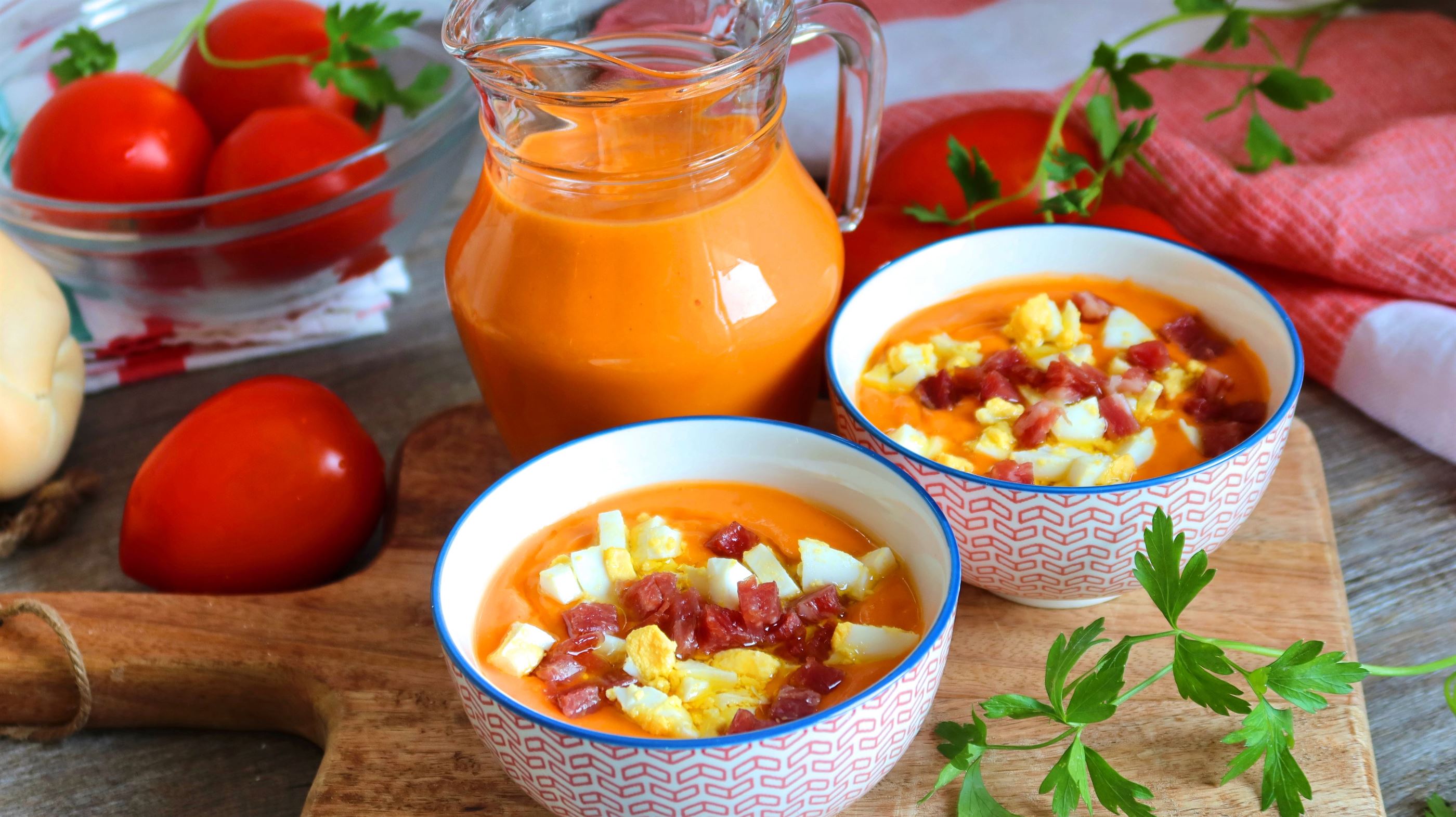 Salmorejo cordobés. Receta fácil y rápida